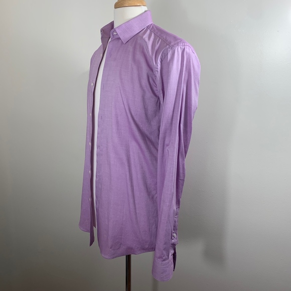 Hugo Boss Isko Dotted Dress Shirt NWOT - Picture 2 of 7